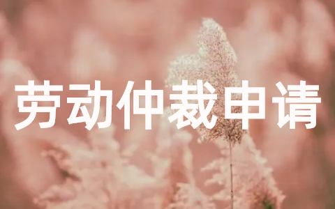 个人劳动仲裁申请书范本(通用30篇)