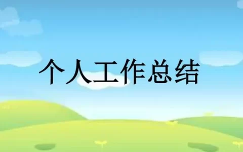 个人年终工作总结18篇 工作总结报告范文18篇