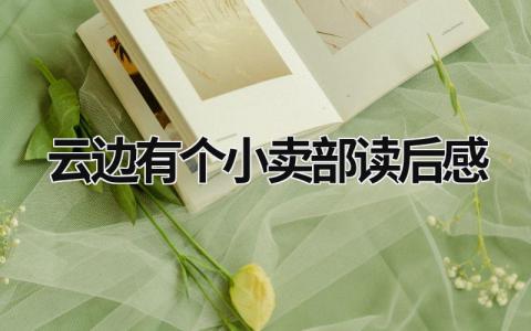 云边有个小卖部读后感最新范文17篇