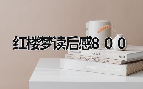 红楼梦读后感心得体会800字(14篇）