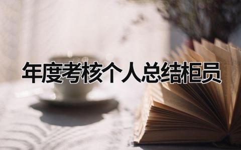 2023年度考核个人总结柜员优秀范文(8篇)
