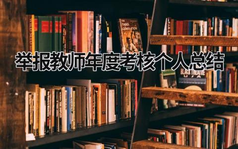 监察教师年度考核个人总结3篇
