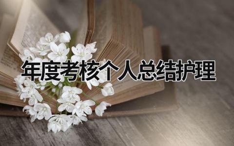 年度考核个人总结护理2023范文(11篇)