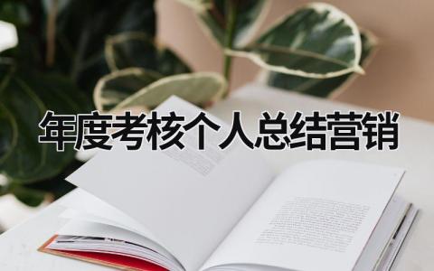 年度考核个人总结营销范文(12篇）