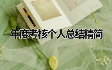 2023最新年度考核个人总结精简(19篇）