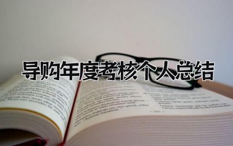 导购年度考核个人总结大全(3篇)
