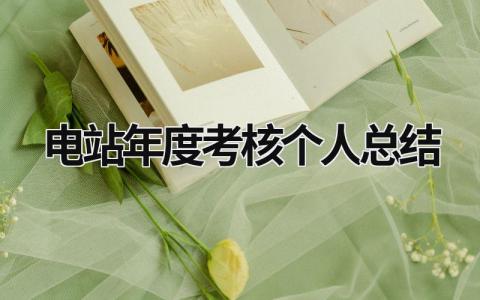 电站年度考核个人总结简短(3篇)