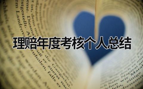 理赔年度考核个人总结范文(7篇)