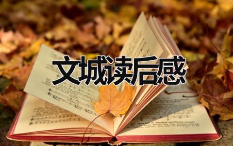 文城读后感悟 文城读后感(5篇)
