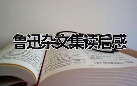 鲁迅杂文集读后感高中水平范文(7篇)