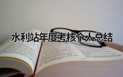 2024年水利站年度考核个人总结(7篇)