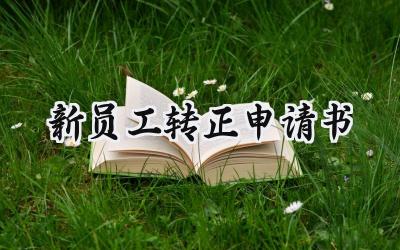 新员工转正申请书(11篇）