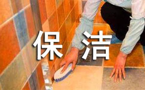 保洁个人工作总结100字 保洁个人工作总结50字