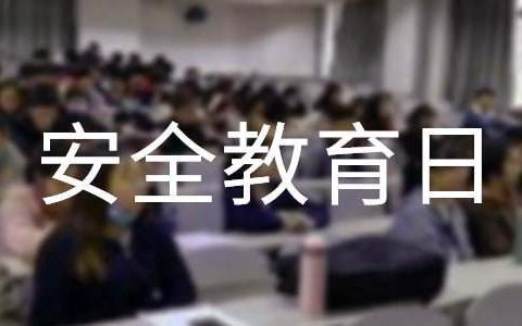 安全教育日活动总结范文 学校国家安全教育日活动总结