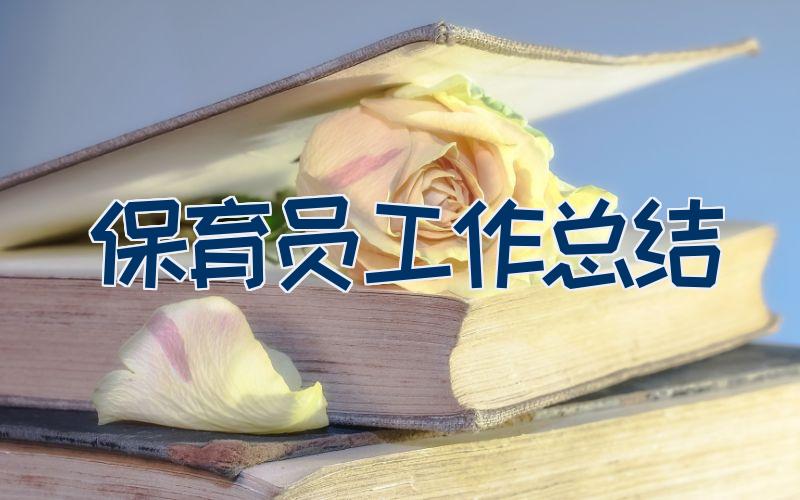 保育员工作总结