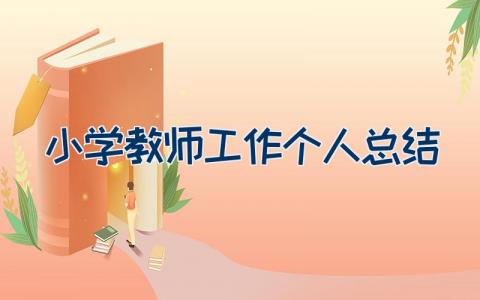 小学教师工作个人总结