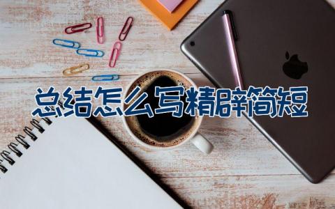 总结怎么写精辟简短