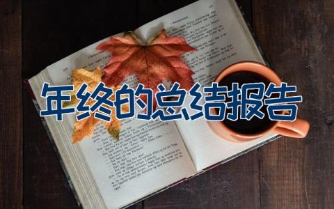 年终的总结报告