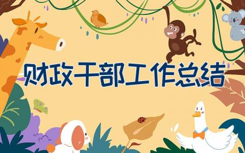 财政干部工作总结