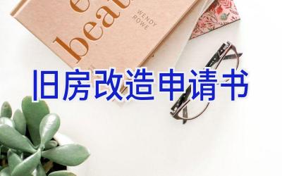 旧房改造申请书