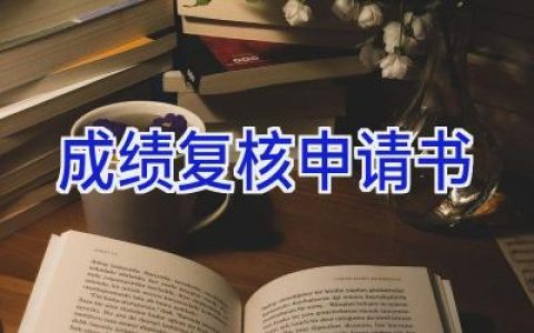 成绩复核申请书