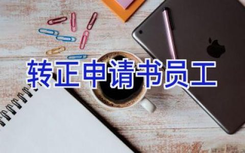转正申请书员工