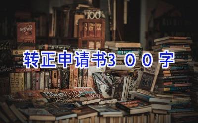 转正申请书300字