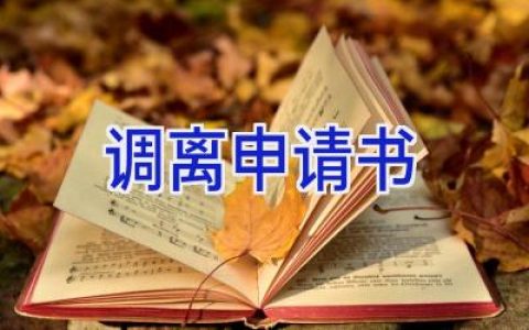 调离申请书