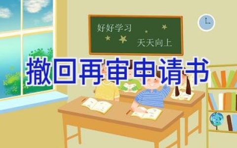 撤回再审申请书