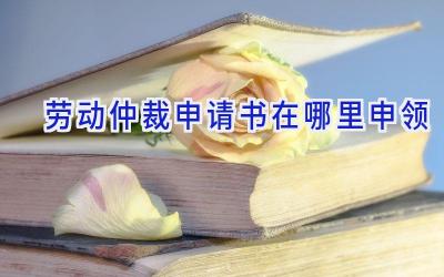 劳动仲裁申请书在哪里申领