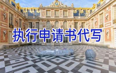 执行申请书代写