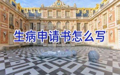 生病申请书怎么写
